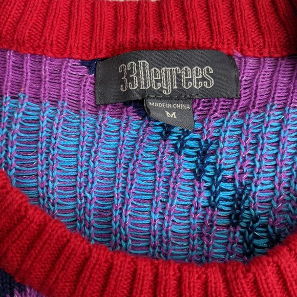 33 Degrees Christas Laser eyes cat knit jumper - Picture 4 of 6